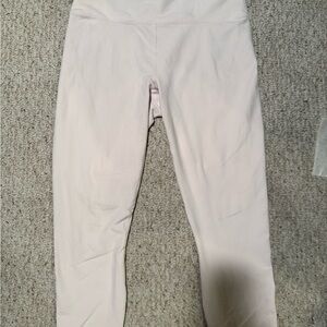 Women’s L Fabletics Powerhold Soft Pink Leggings